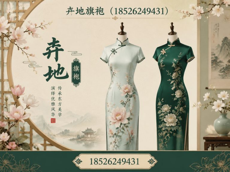 滨海新区津派旗袍展示图