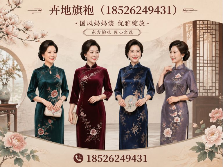 滨海新区卉地旗袍展示图